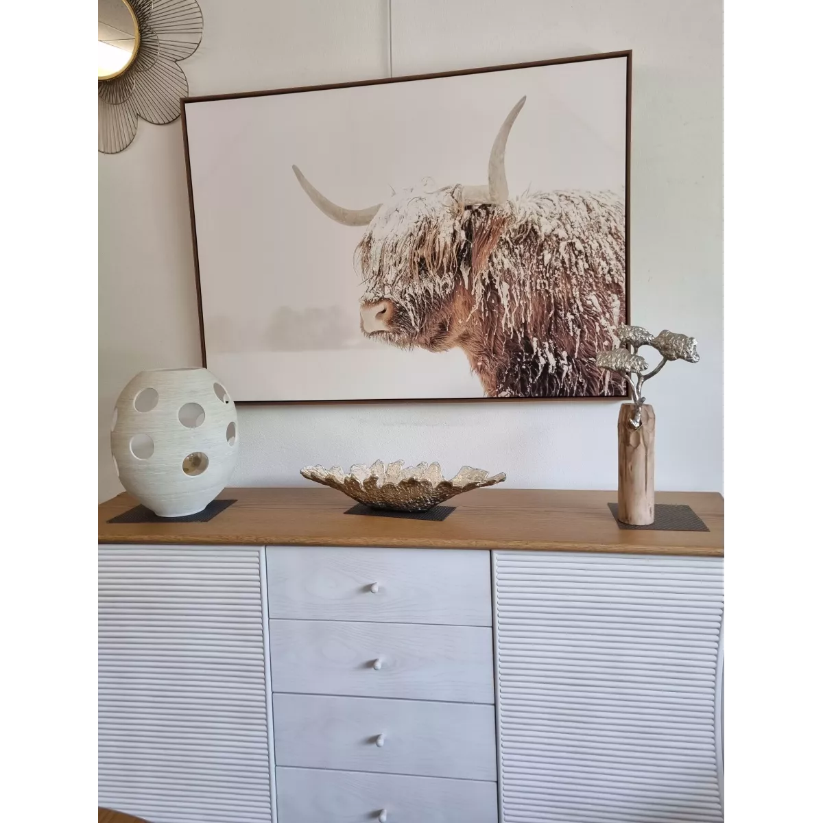 Tableau Tête de Yack 143x100