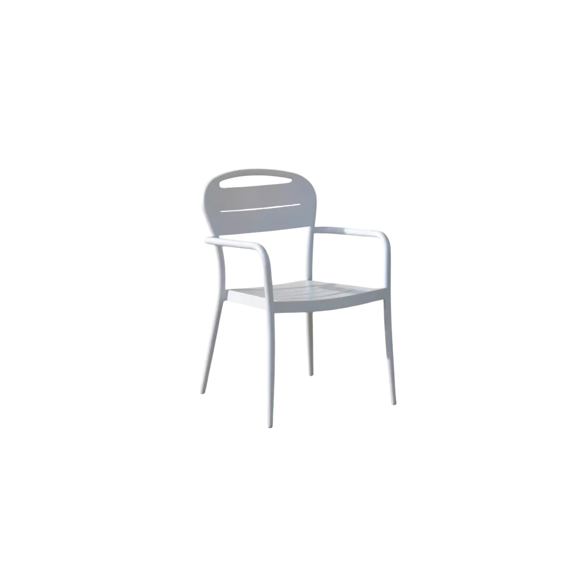 Fauteuil de Repas Sofia Alu Blanc