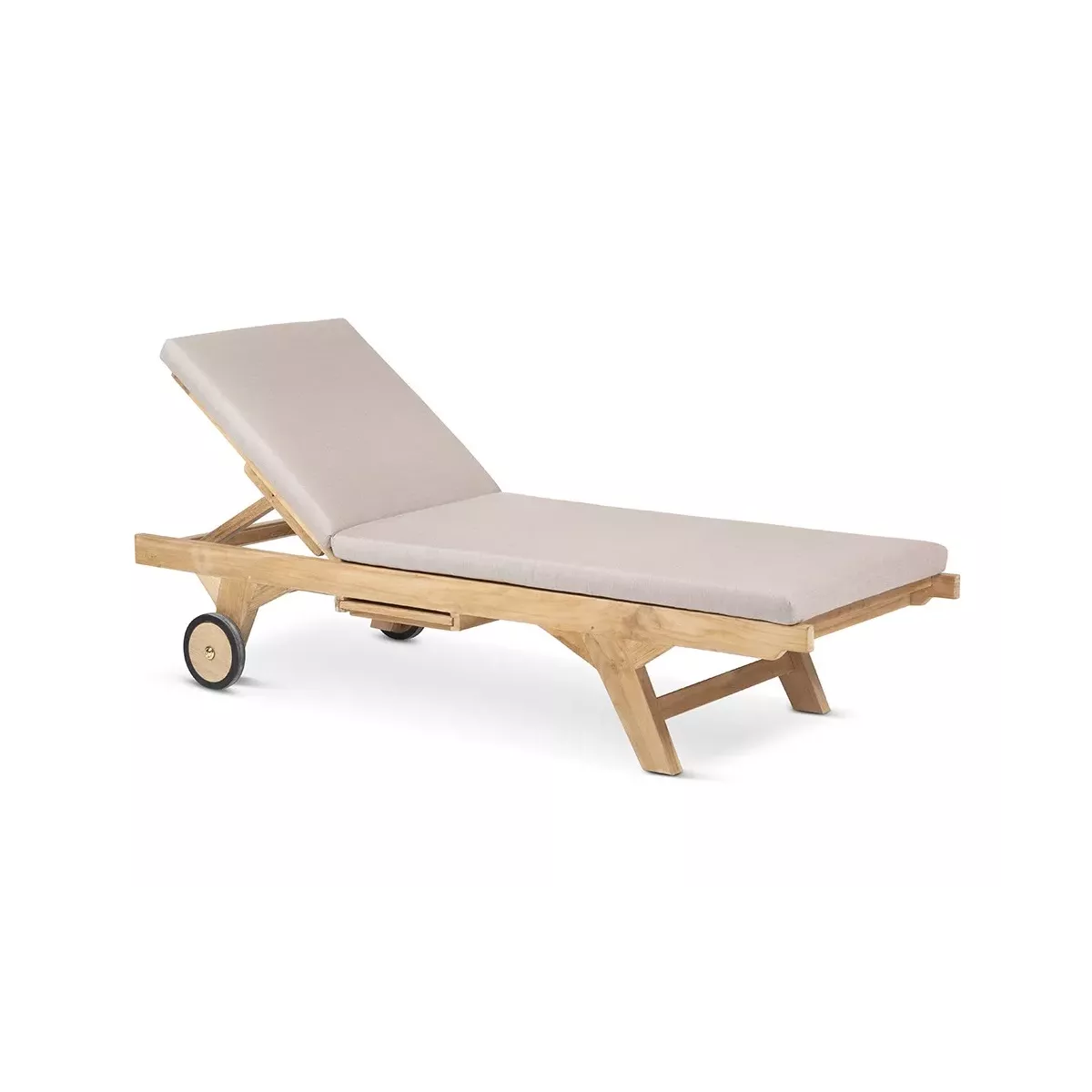 Chaise Longue en Teck Eco