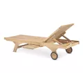 Chaise Longue en Teck Eco