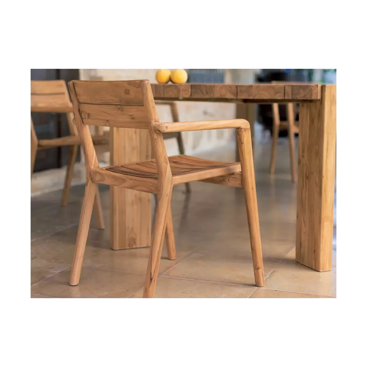 Fauteuil de Repas Eco Teck Naturel