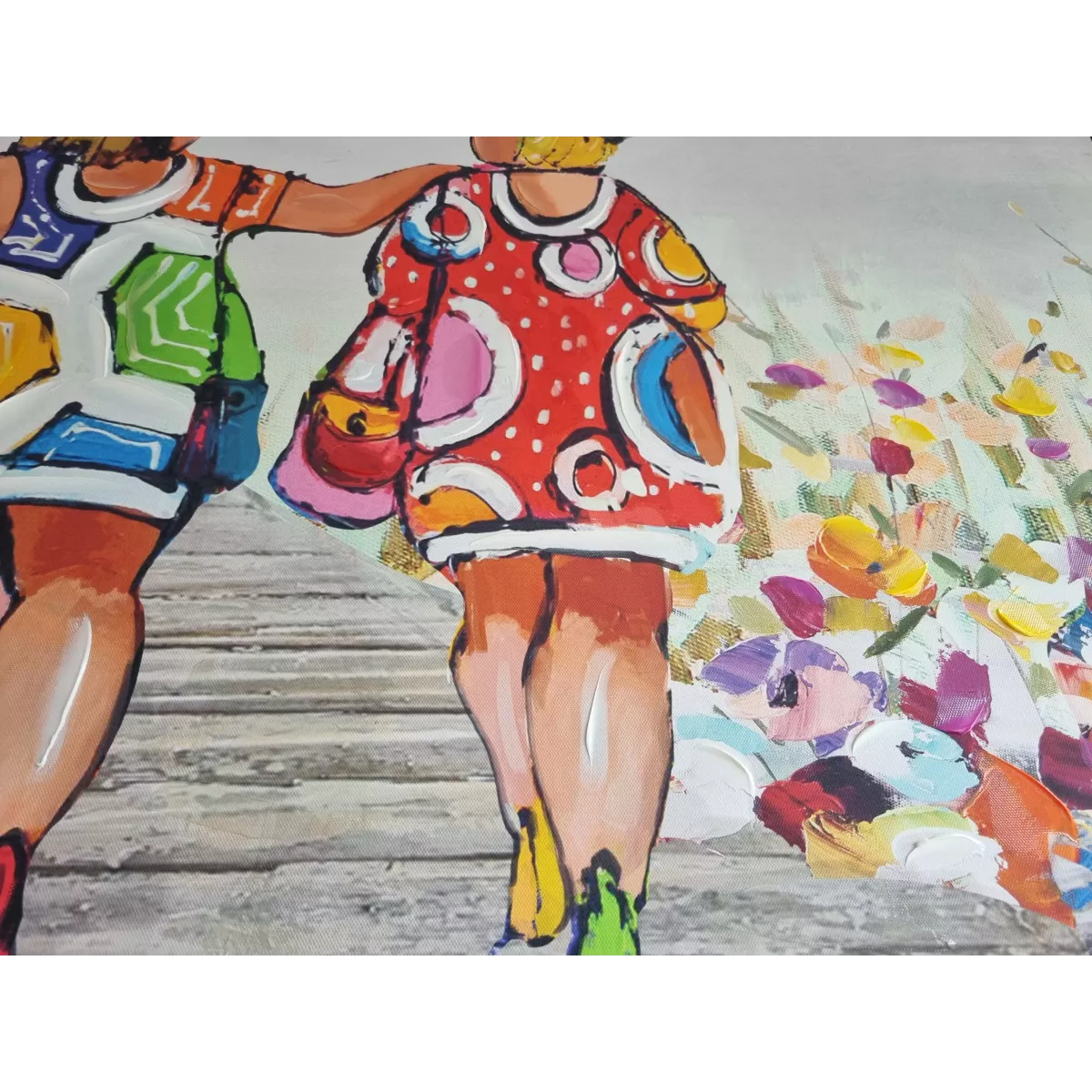 Tableau Femmes Ensemble 140x70
