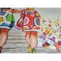 Tableau Femmes Ensemble 140x70
