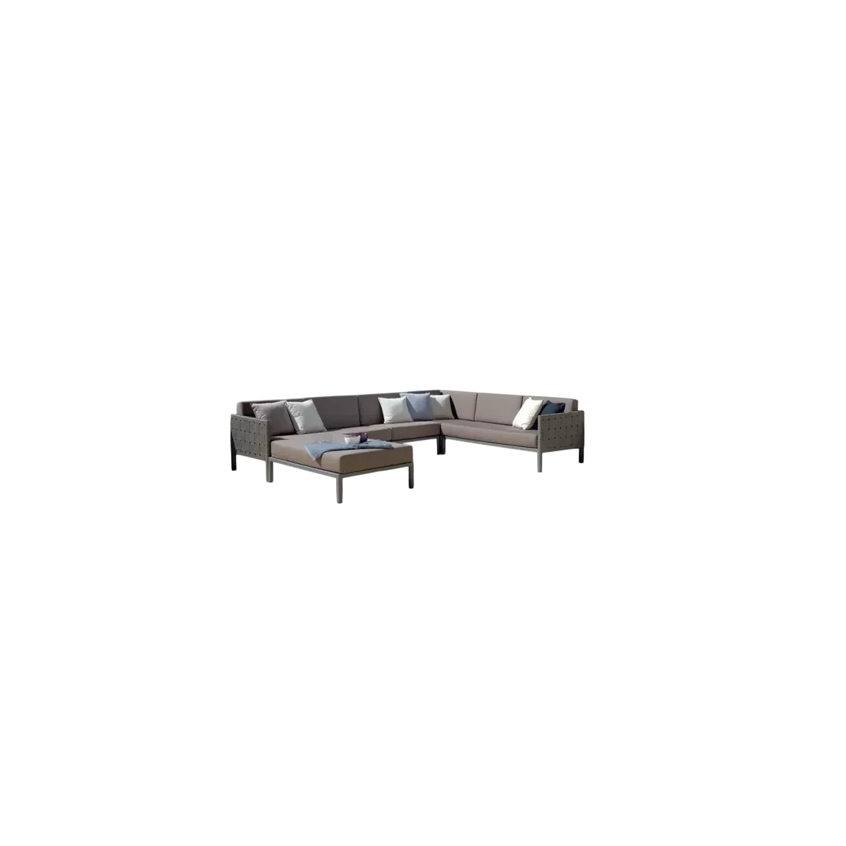 Salon d'angle Cube Aluminium