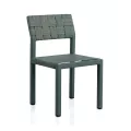 Chaise Cube Aluminium Gris