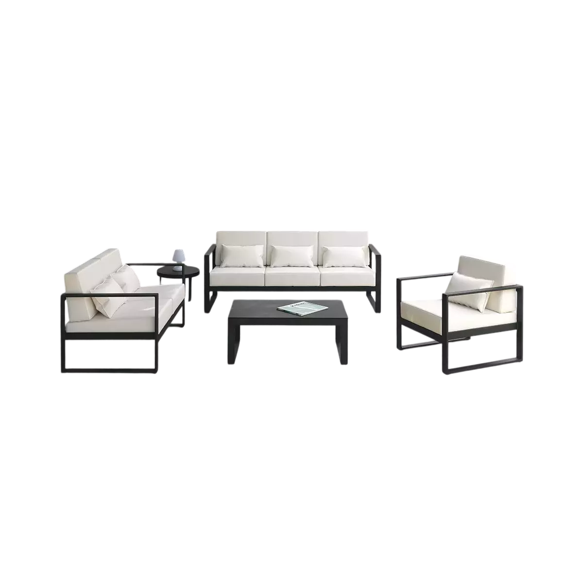 Salon Porto : Canapé 3 places + 2 Fauteuils