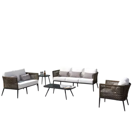 salon outdoor  en corde
