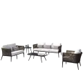Salon Roma Canapé 3P + 2 Fauteuils