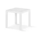 Table Calpe Alu Blanc 80x80