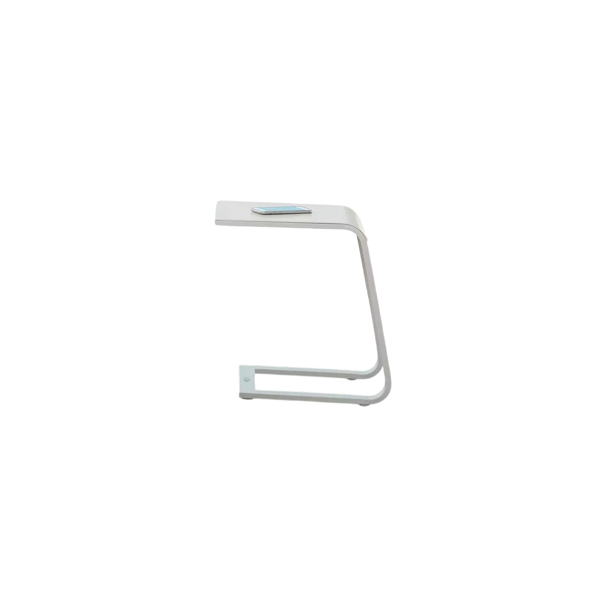 Bout de Canapé Nerja Aluminium Blanc