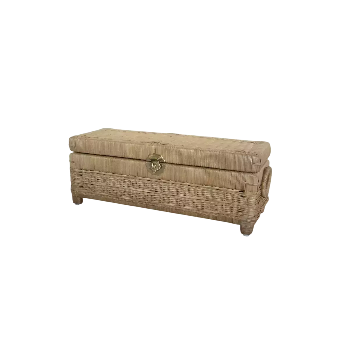 Coffre Rotin Torres Noisette  67x24