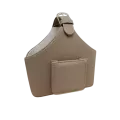 Porte télécommandes panier Nude cuir Grainé