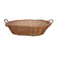 Corbeille Ovale en osier roux 45x30