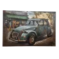 Tableau Métal 2CV 120X80