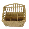 Panier porte-bouteille Osier Naturel