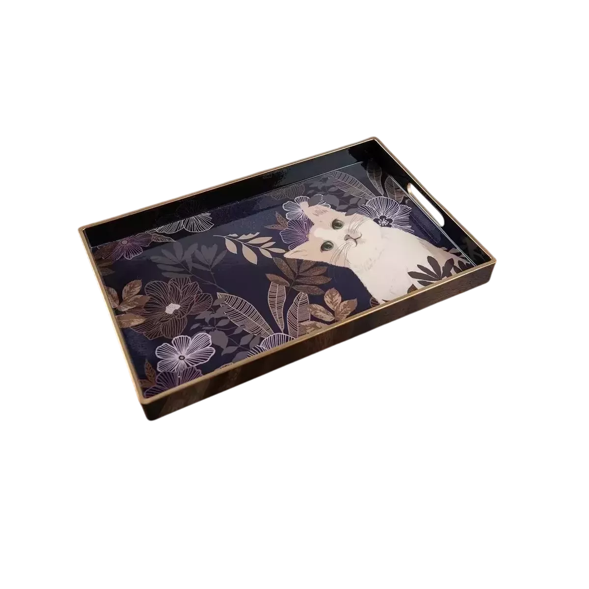 Plateau Rectangualire Chat 40x26