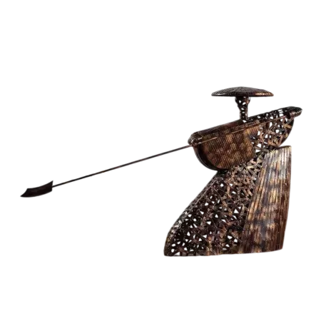 SCULPTURE SAMOURAI METAL