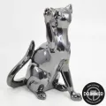 Chat Joueur Patine Gris
