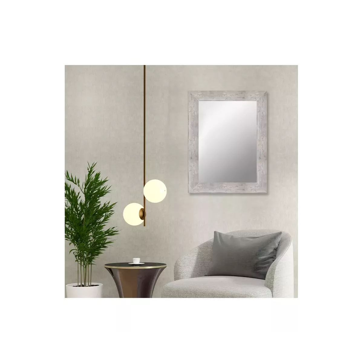 Miroir Madrid Agent Marbre 67x87