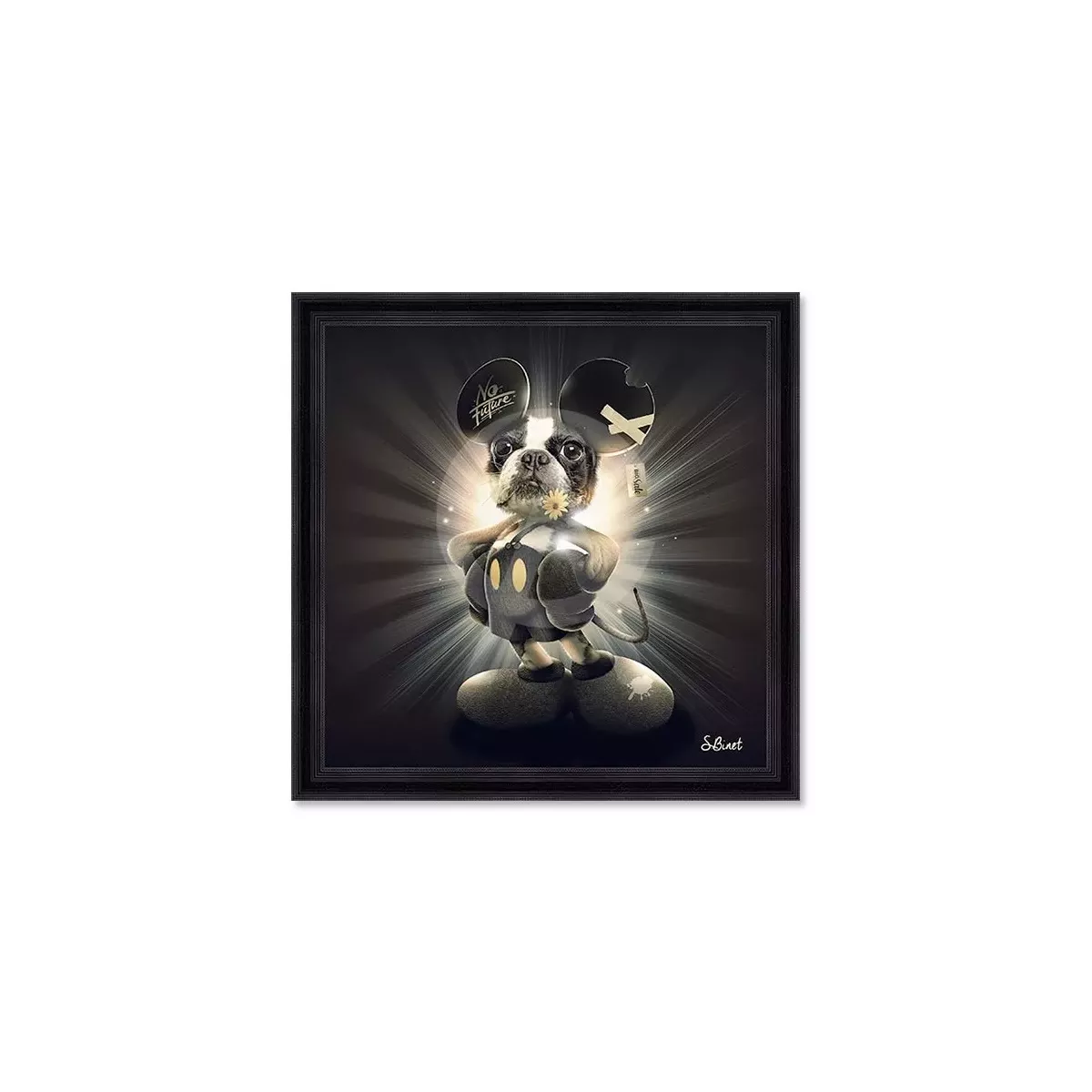 Tableau Binet Mickey Chien