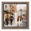 Tableau Promenade sous la pluie 70x70
