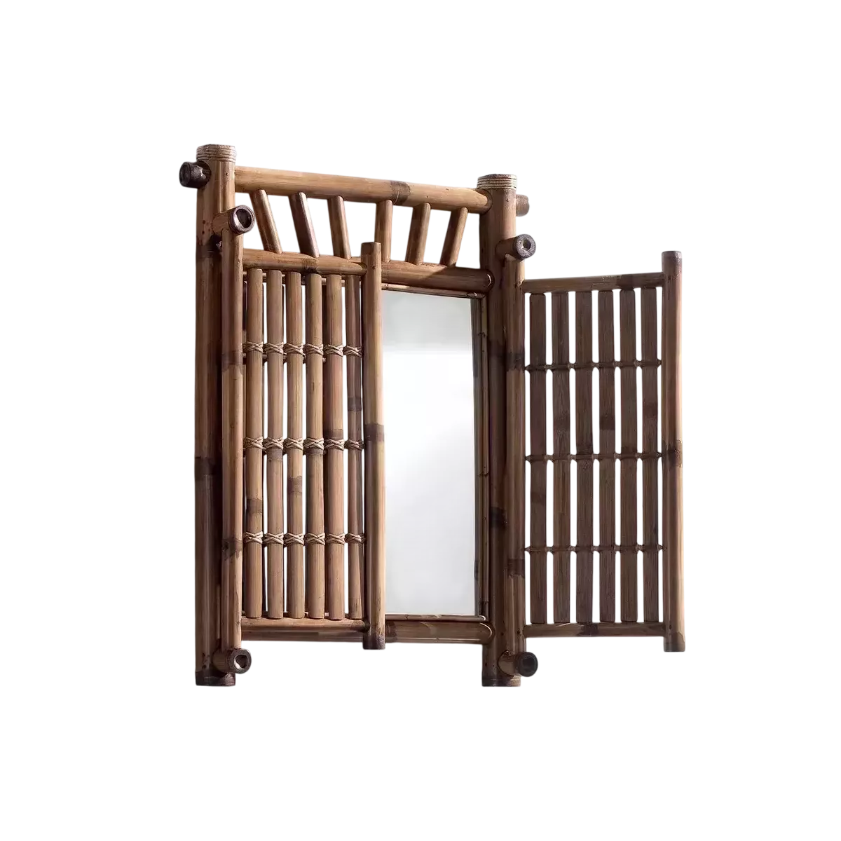 Miroir Bambou Fenetre