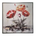 Tableau Coquelicots B 60 x 60 cm