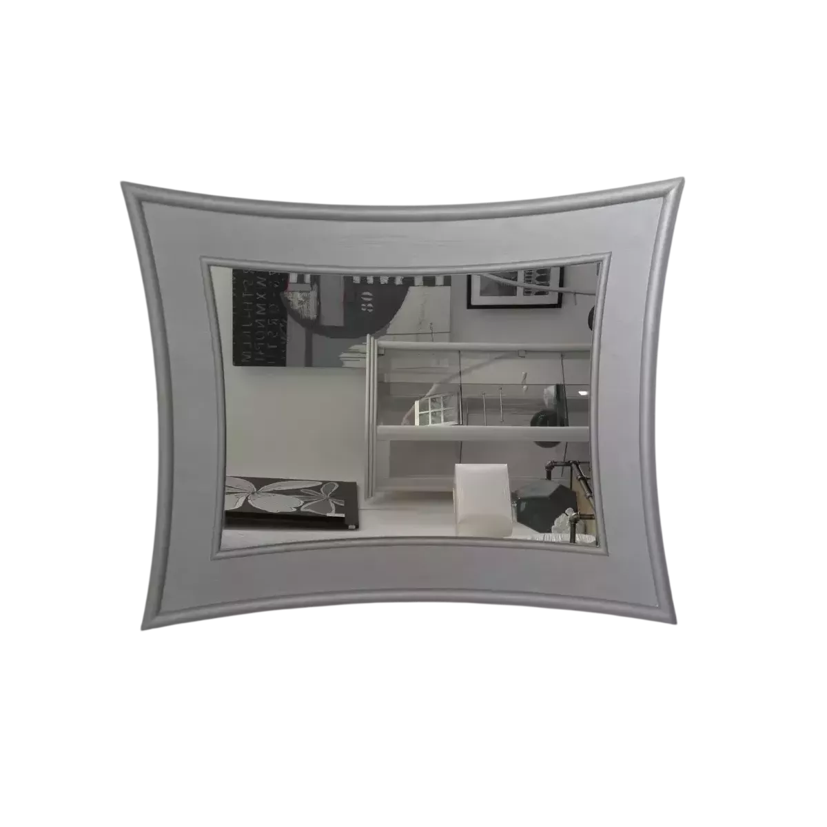 Miroir Rotin Tortola 94x114 Argent