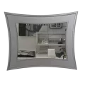 Miroir Rotin Tortola 94x114 Argent