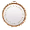 Miroir Shelly Rond Rotin 60x60