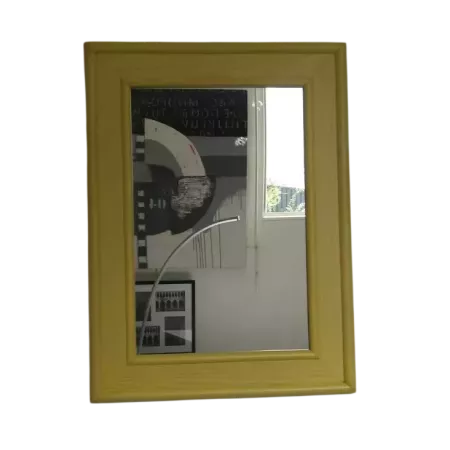 miroir en rotin