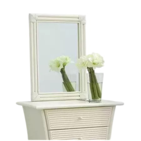 miroir en rotin