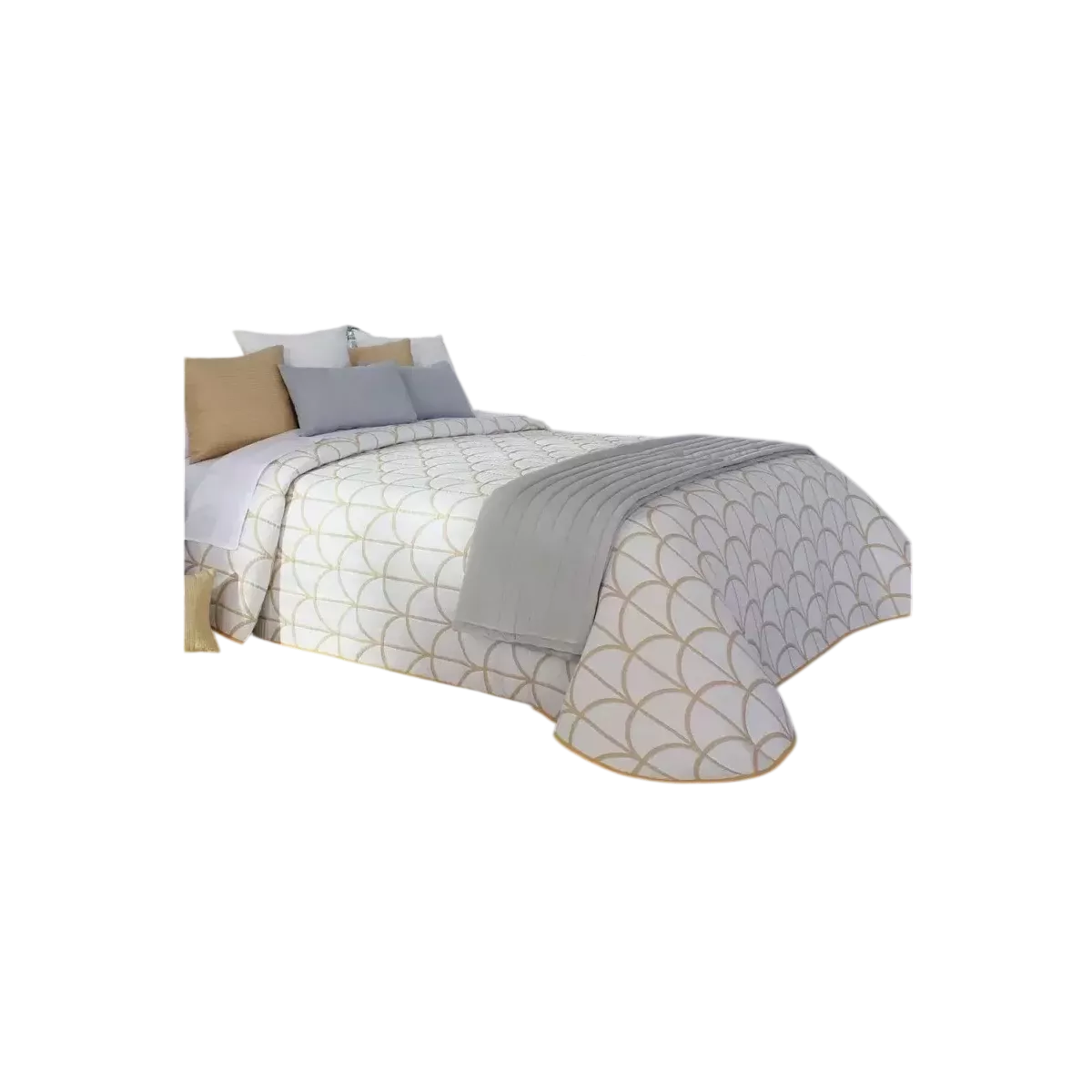 Couvre Lit Oregon 250x270 Ocre