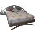 Couvre Lit Boutis Bleu 230x220