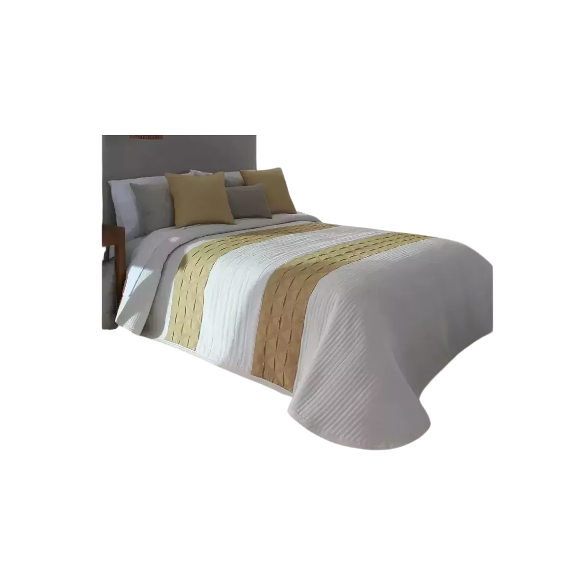 Couvre Lit Conte 250x270 Moutarde