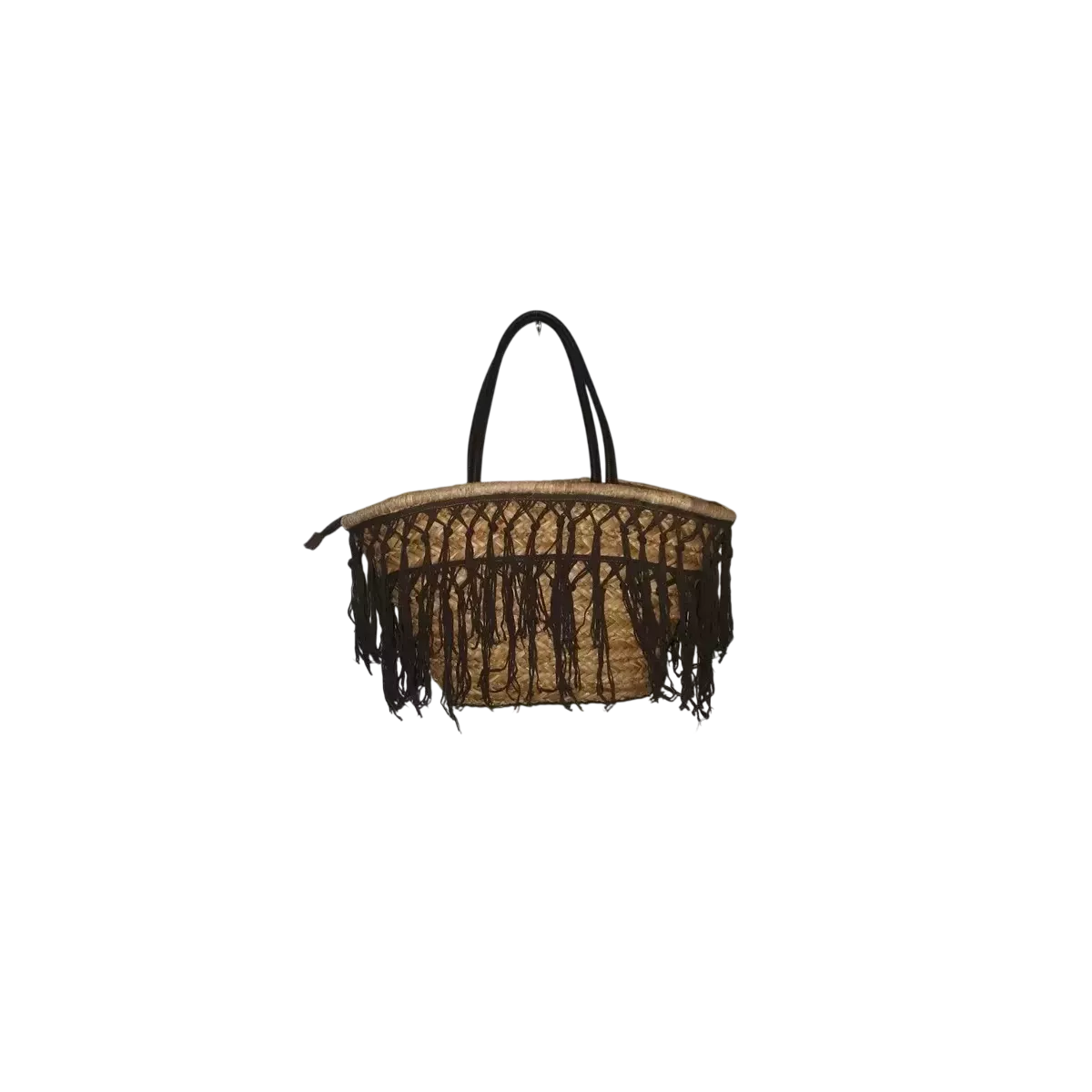 Sac avec Frange Chocolat