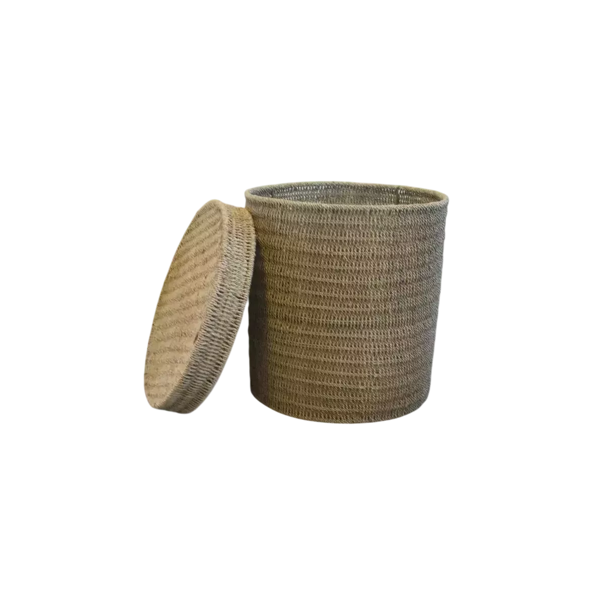 Panière à Linge Ronde en Cordage 56x56