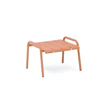 pouf FLEOL aluminium terracotta