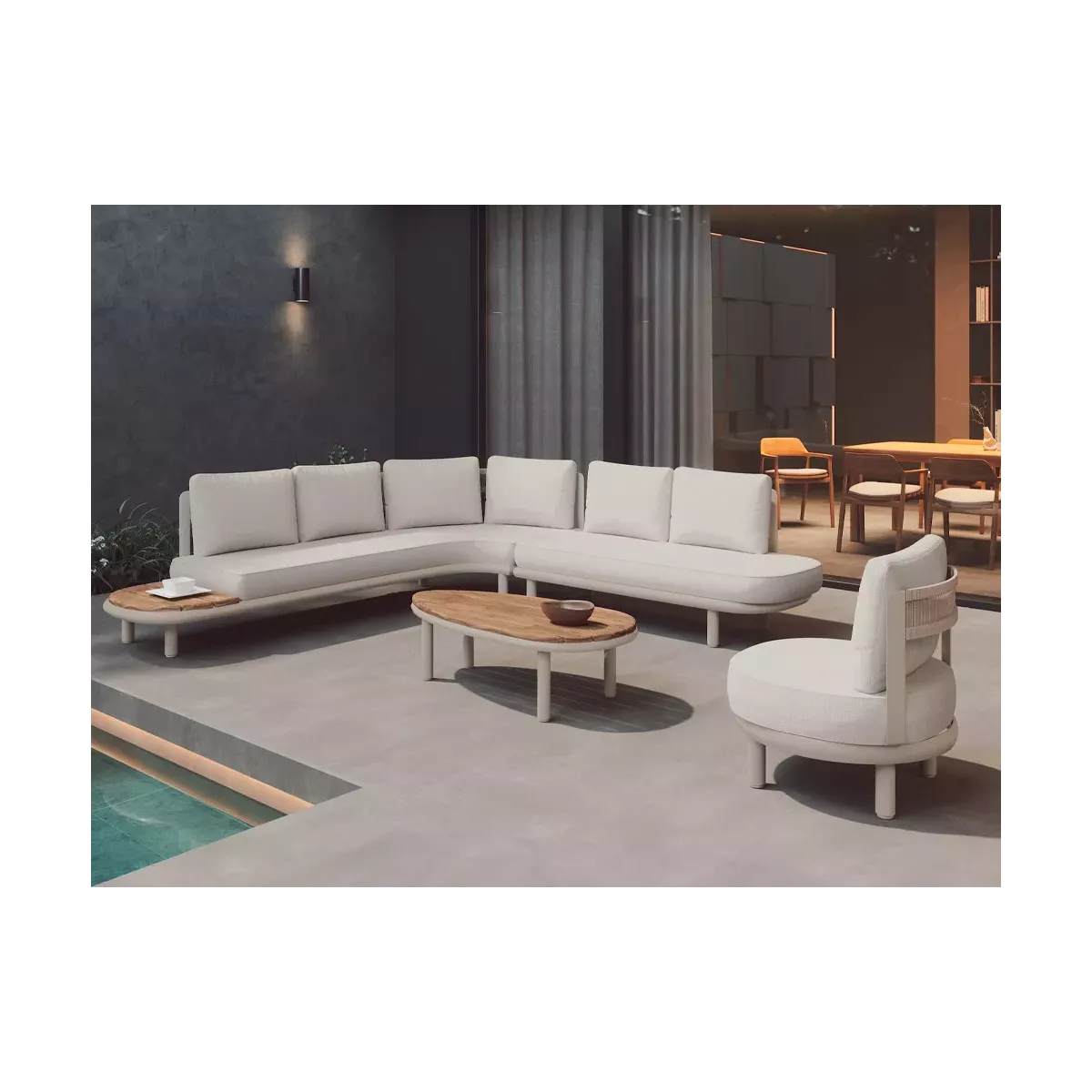 Ensemble Lima Canapé + Table Basse