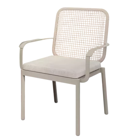 fauteuil de repas Vegas en corde