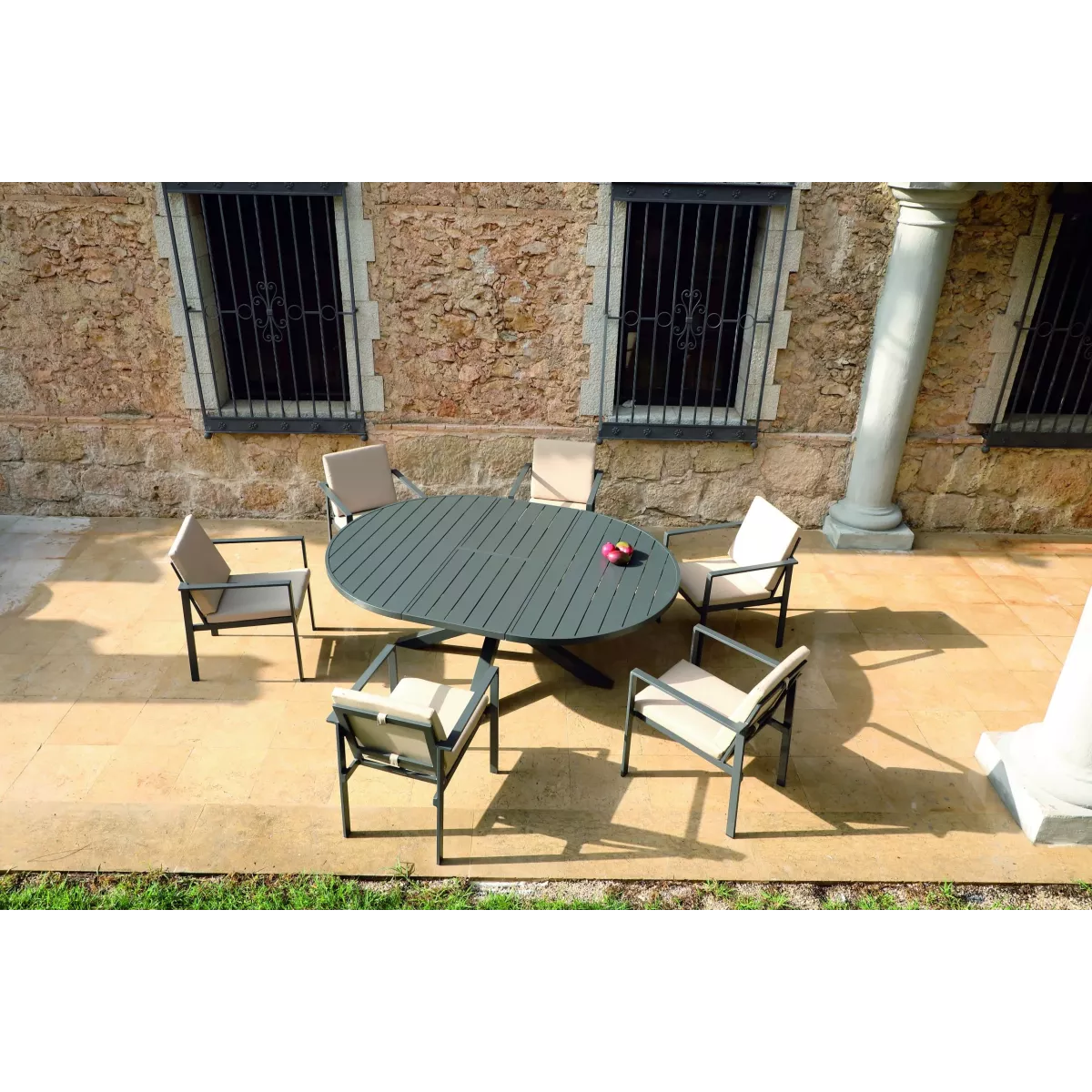 Fauteuil de repas Porto Spécial Extérieur Aluminium