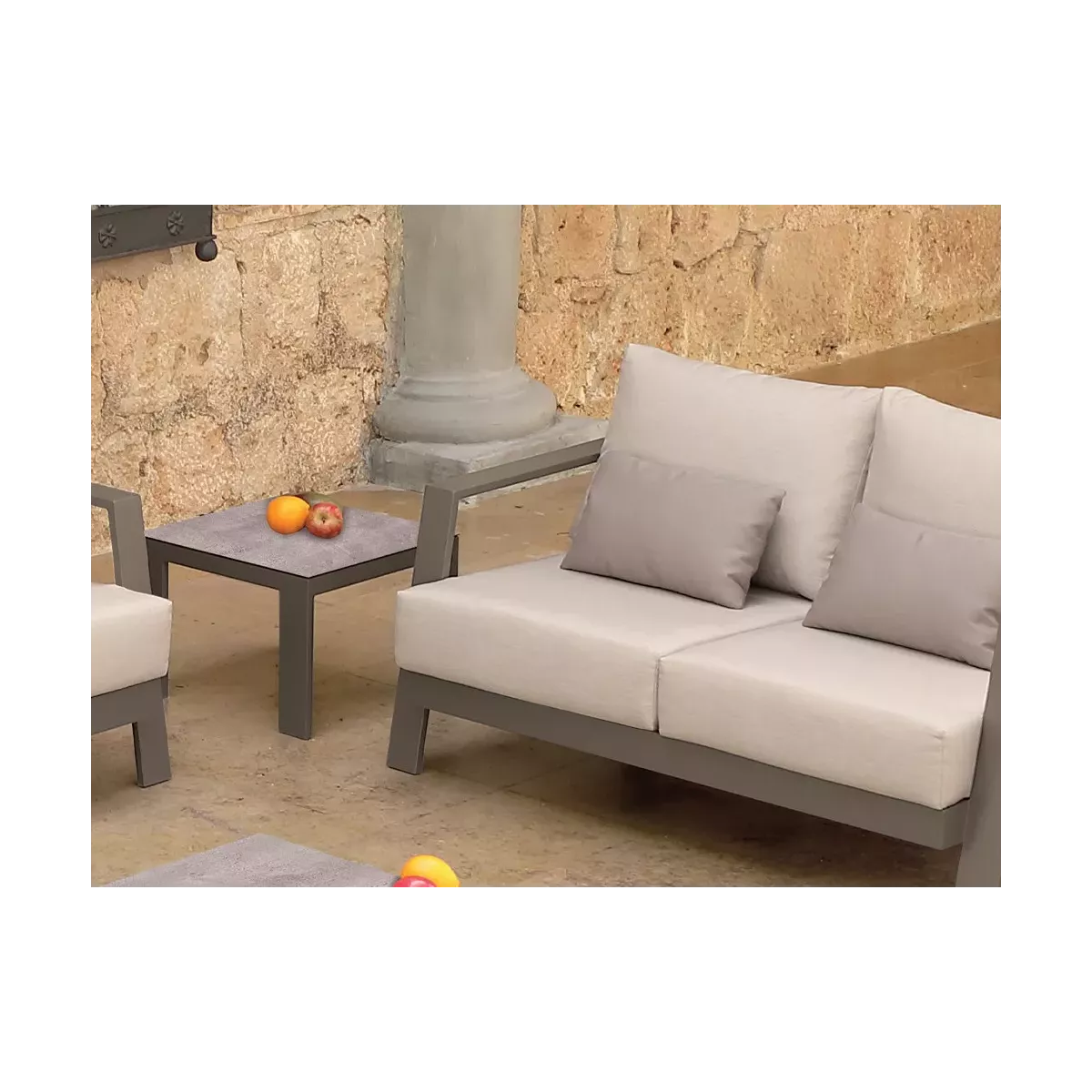 Table basse carrée Chypre 50x50