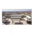 Ensemble 2 Fauteuils Faro + Table basse Carrée Faro