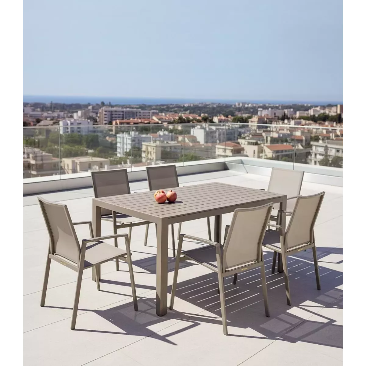Fauteuil de repas Faro Taupe