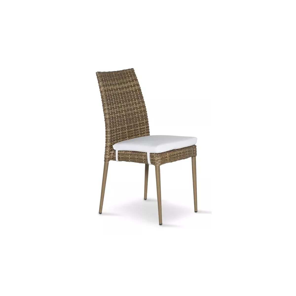 Chaise Dakar Résine Chocolat