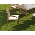 Fauteuil de repas Dakar Résine Chocolat