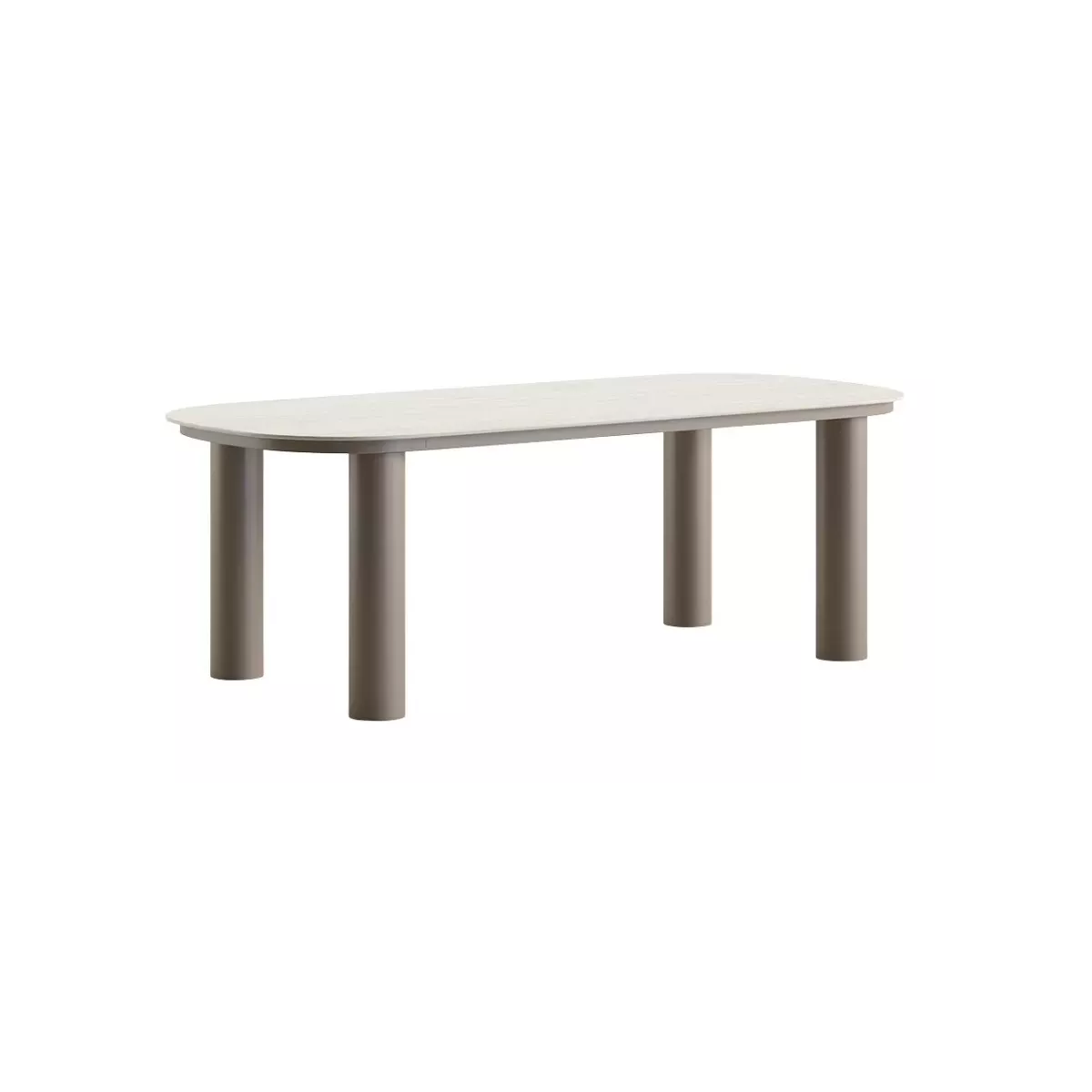 Table 220x100 Berna Aluminium et Pierre