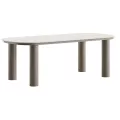 Table 220x100 Berna Aluminium et Pierre