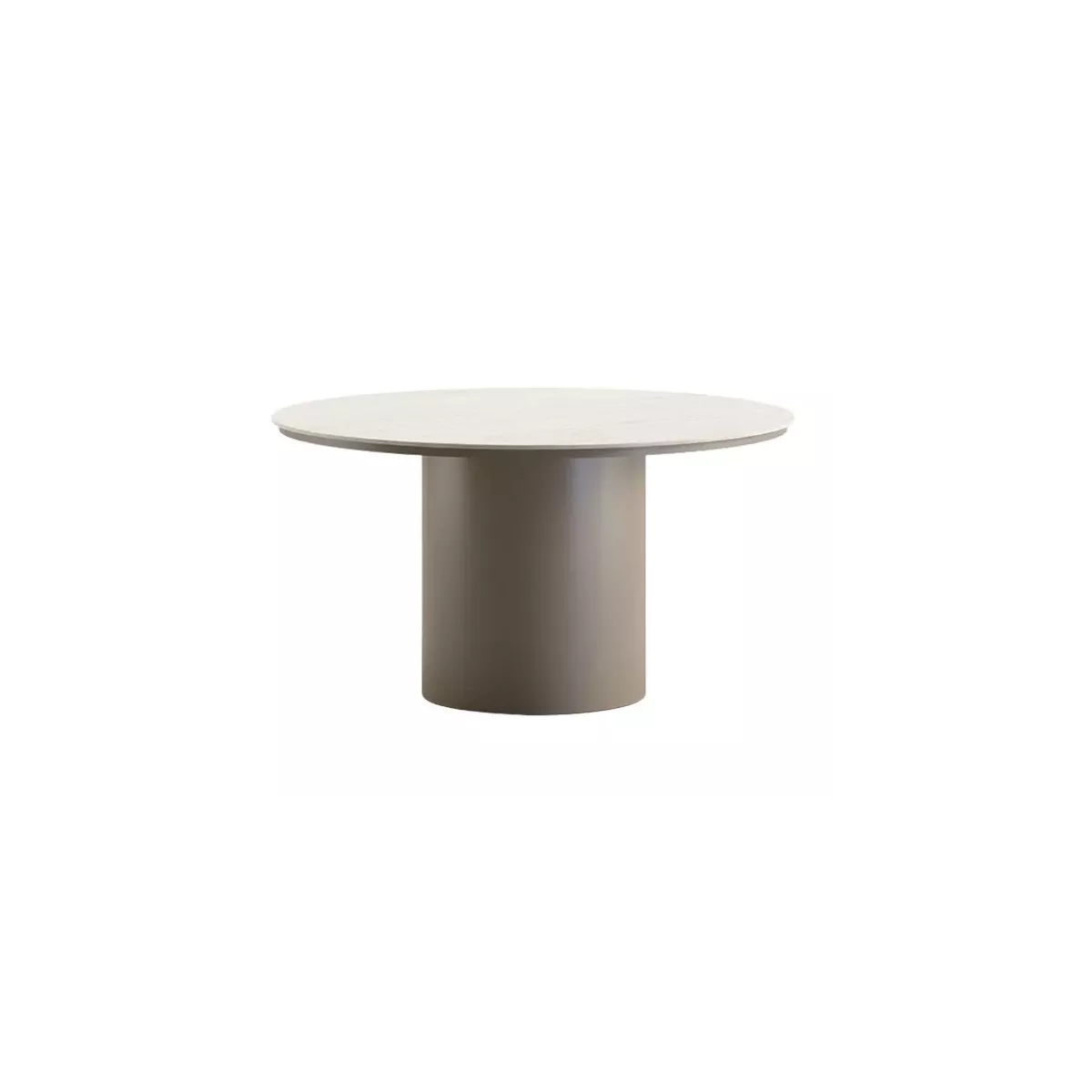 Table 140x140 Berna Aluminium et Pierre