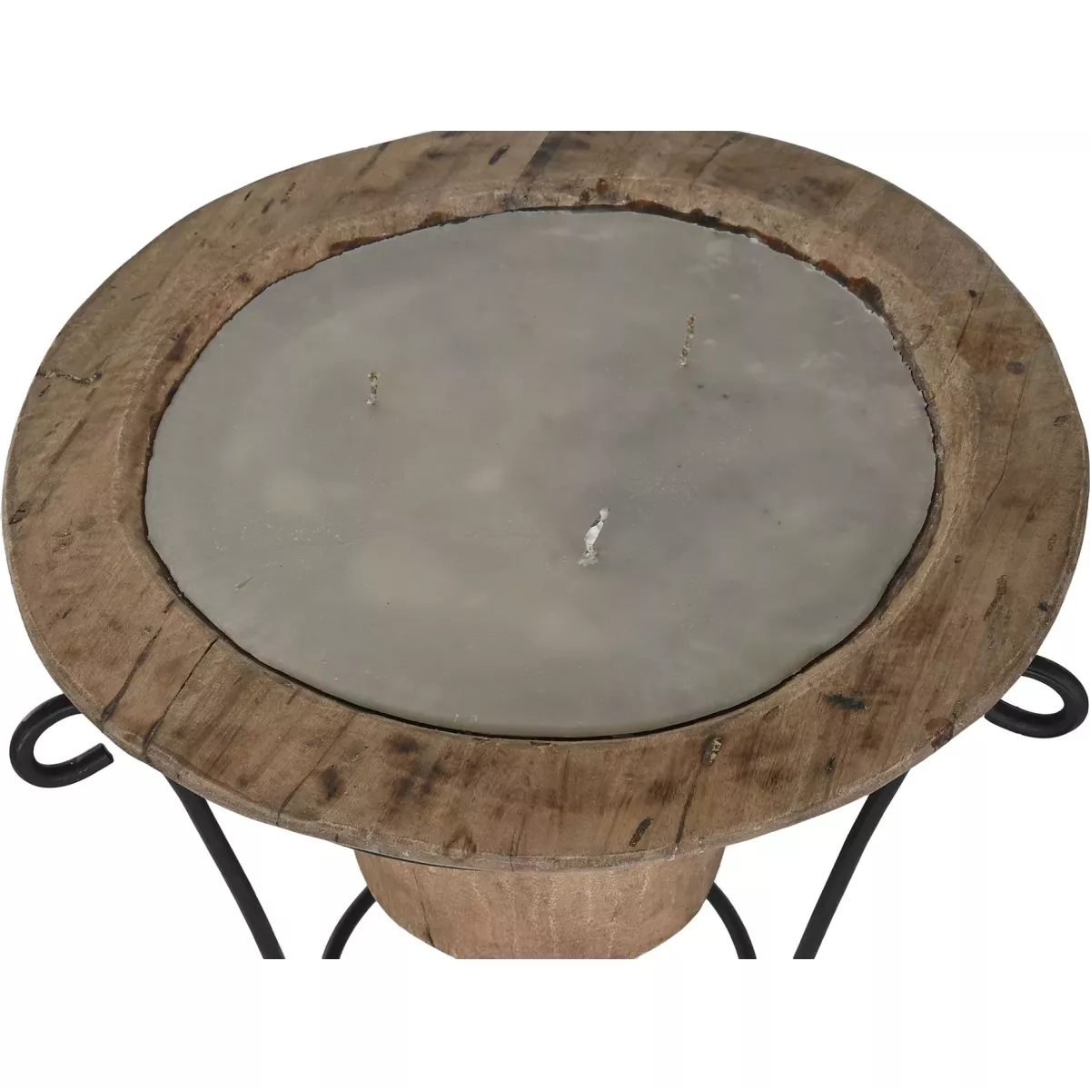 Bougie sur pied Teck h66